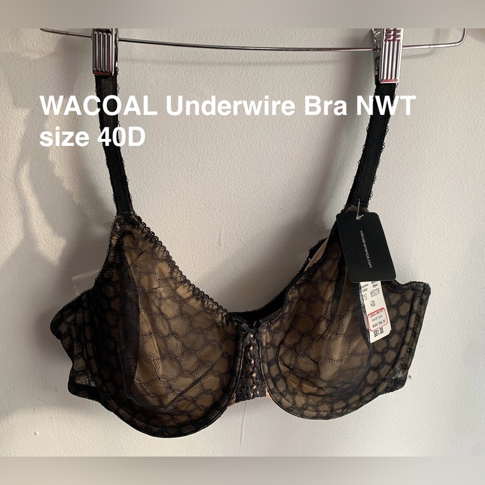 WACOAL Brand BRA size 40D w/underwire NWT